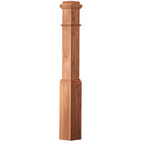 Stair Wood Plain Modern Box Newel Post 4691