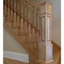 Stair Raised Panel Box Newel Post