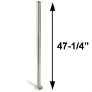 E0040 Stainless Steel Stair 47" Tall Floor Mount Newel Post