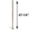 E0040 Stainless Steel Stair 47" Tall Floor Mount Newel Post