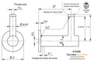 E4586 Stainless Steel Handrail Support