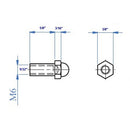 DOME NUT CABLE TERMINAL