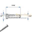 Stainless Steel Cable Railing Dome Head Terminal