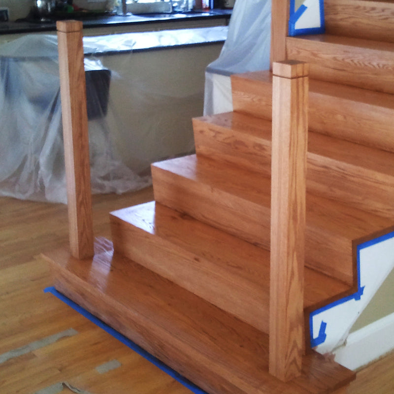 Stair Wood Newel Post