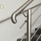 Stainless Steel Floor Mount Newel Post with Railing Support