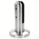 Stainless Steel Floor Mount Round Glass Spigot