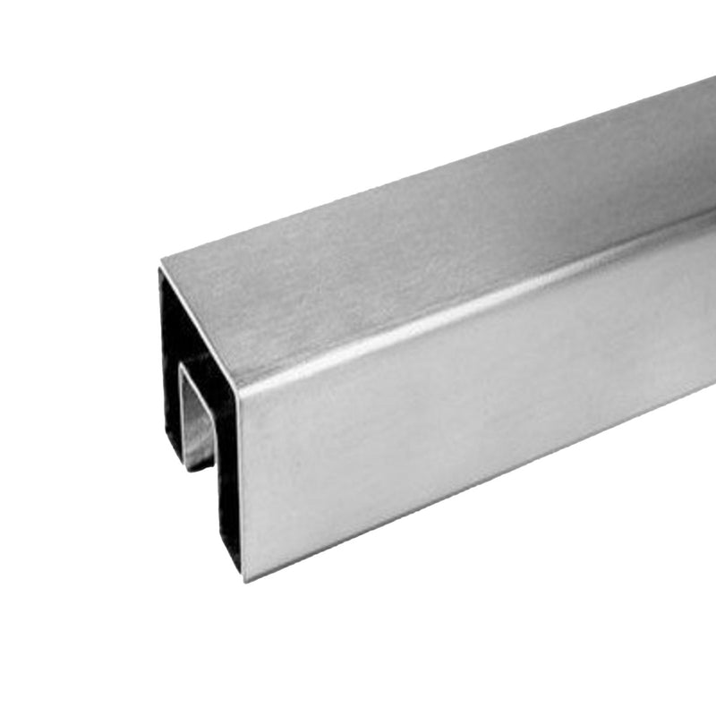 E10040X40 Stainless Steel Square Cap Rail for Glass Railing