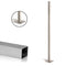 Stainless Steel E0032 Square Newel Post